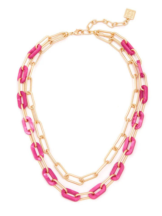18K Plated Layered Necklace N2634 - Hello Beautiful BoutiqueNecklaceZenzii