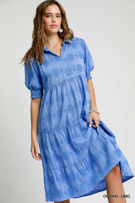 Swiss Dot Maxi Dress K9281