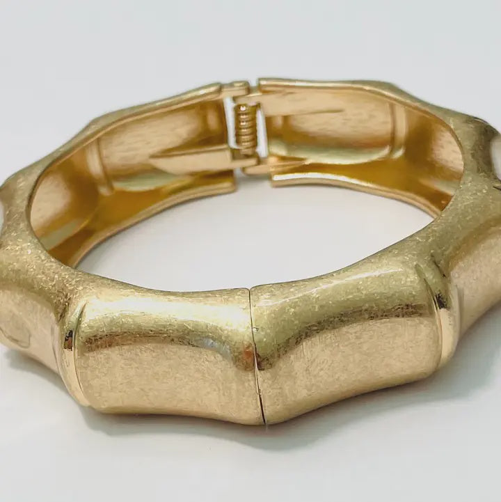 Hinged Bamboo Bracelet