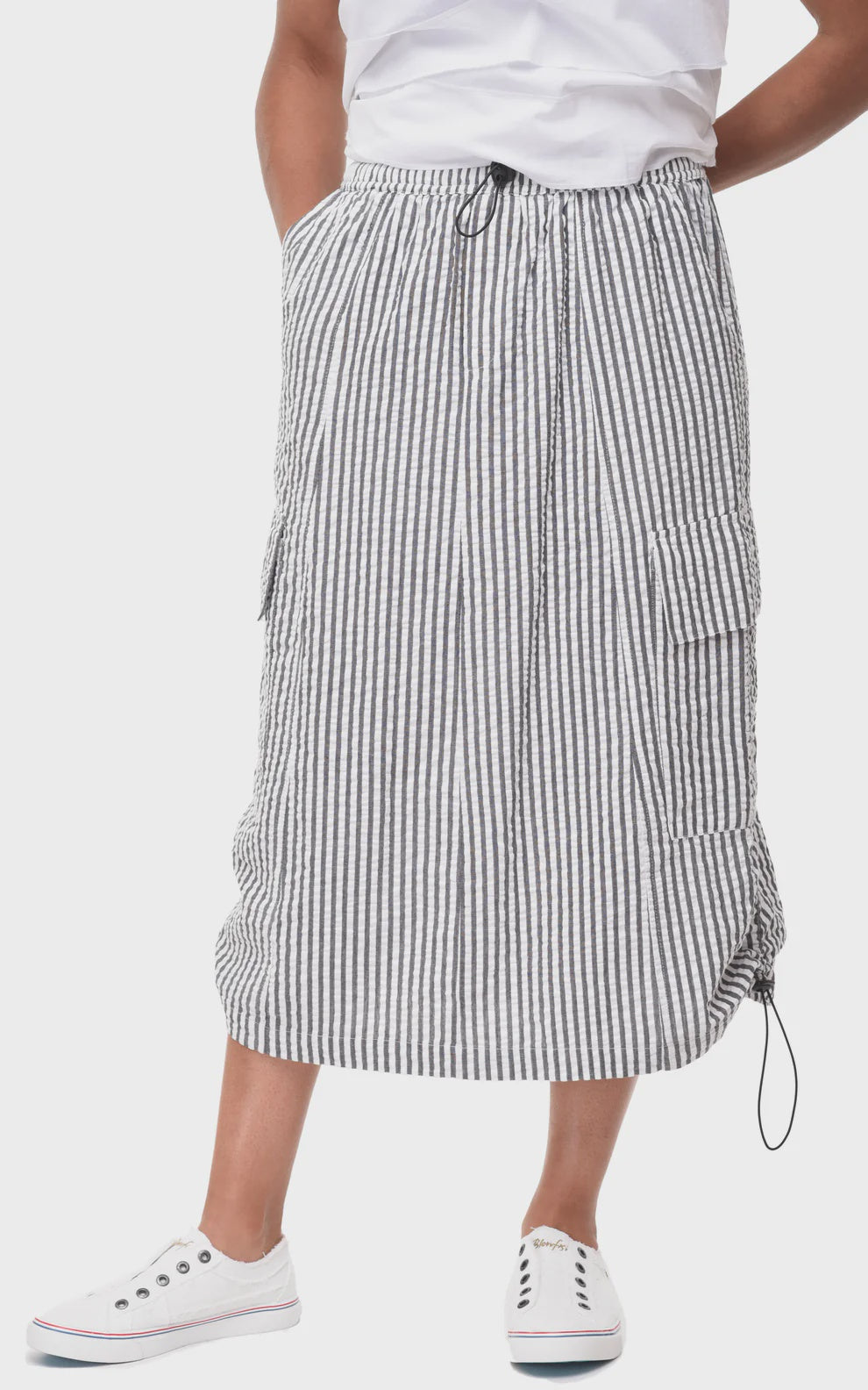 Vienna Striped Skirt