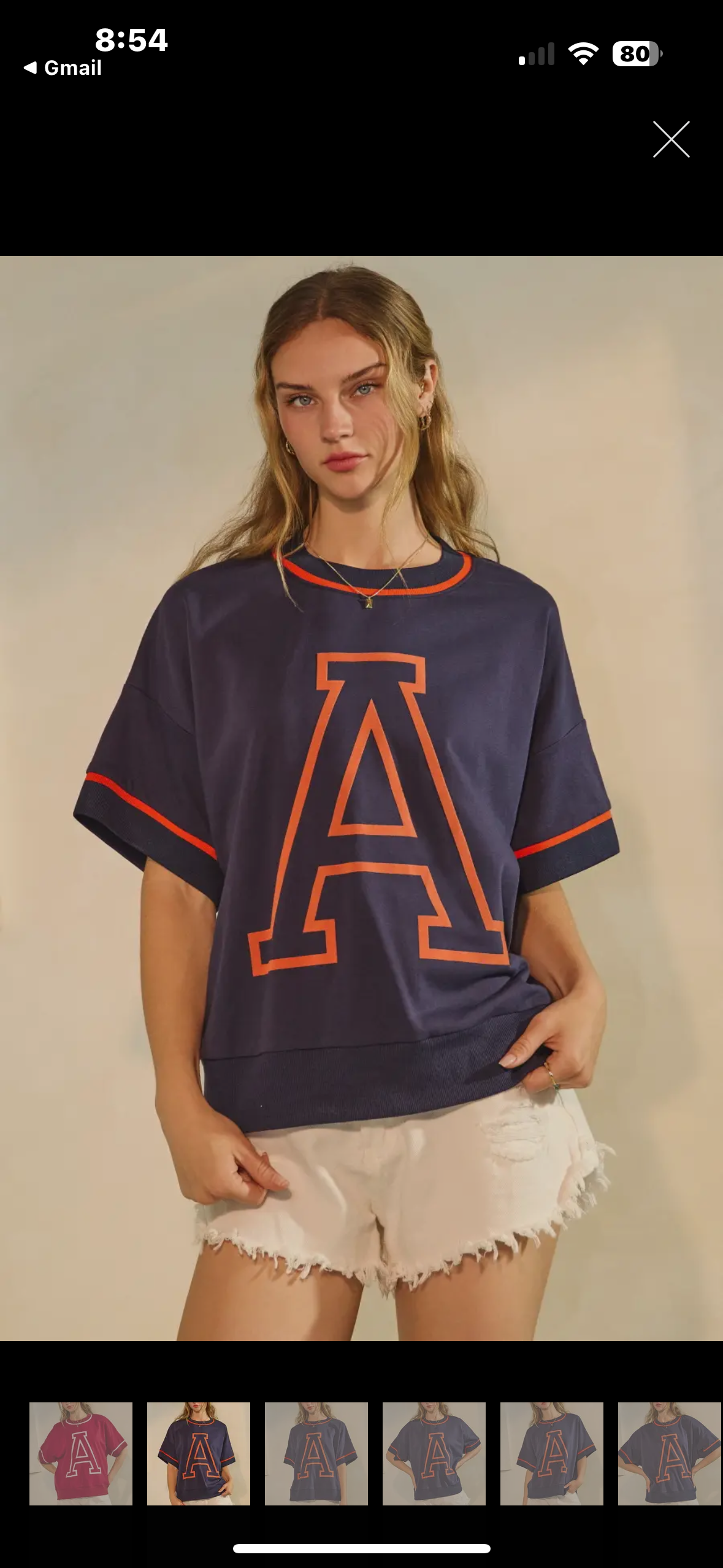 Oversized Game Day Sweatshirt