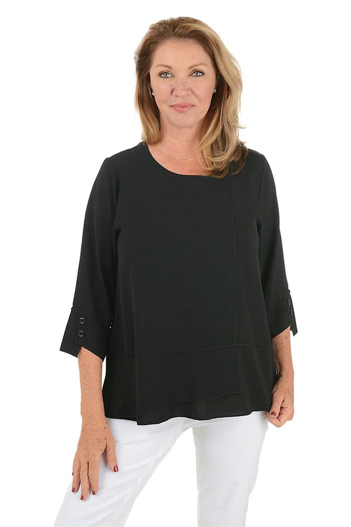 Airflow Solid Tunic 26241 - Hello Beautiful BoutiqueTopShana