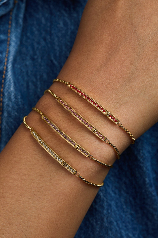April Everyday Birthstone Pave Bolo Bracelet - Hello Beautiful BoutiqueBraceletsALEX AND ANI