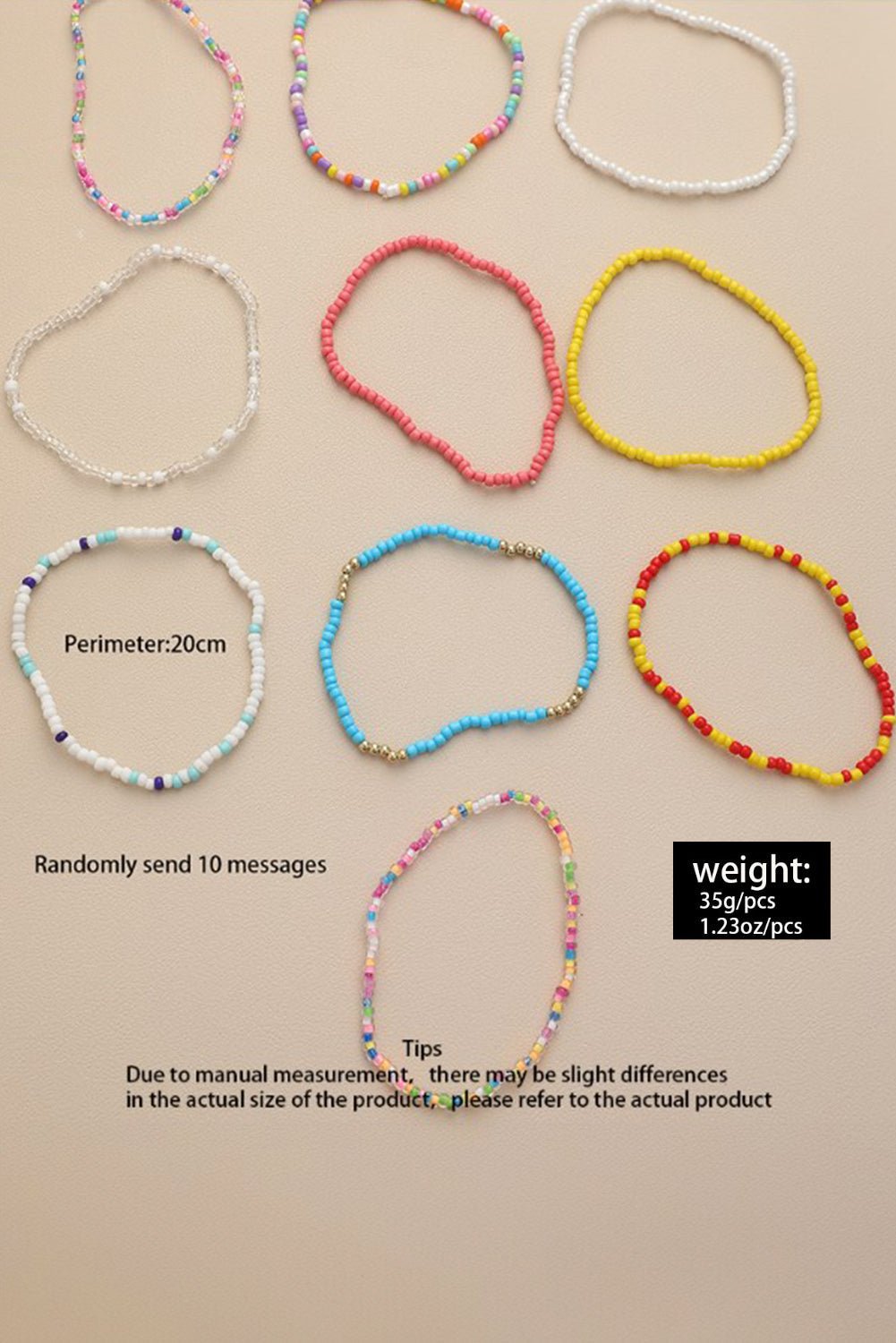 Ashlyn Layered Beaded anklet Set - Hello Beautiful BoutiqueJewelryThreaded Pear