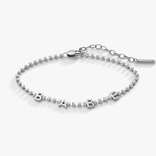 "Babe" Crystal Tennis Bracelet - Hello Beautiful BoutiqueBraceletsALEX AND ANI
