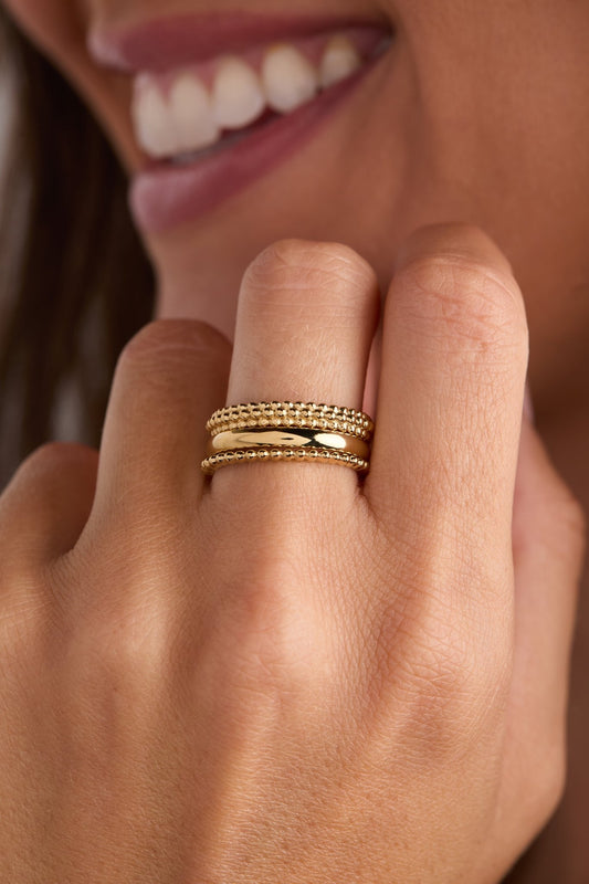 Ball Stacking Ring Set of 3 - Hello Beautiful BoutiqueRingsALEX AND ANI