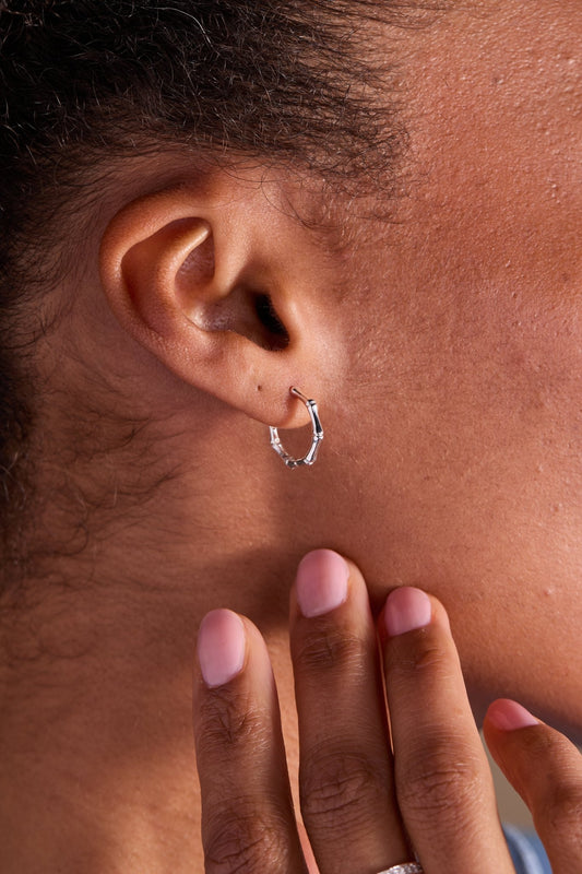 Bamboo Huggie - Hello Beautiful BoutiqueEarringsALEX AND ANI