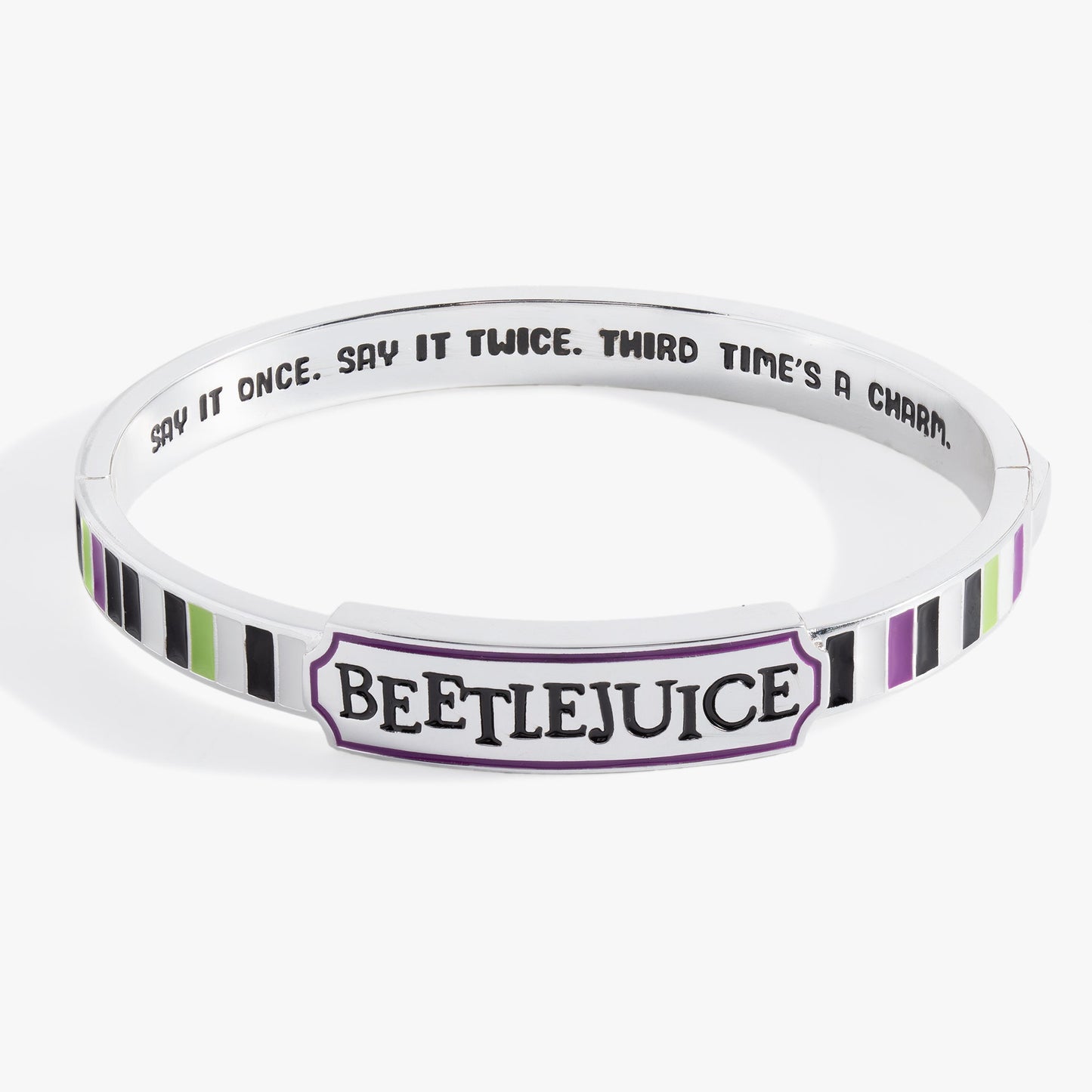 BEETLEJUICE™ 'Say It Once. Say It Twice. Third Time's A Charm' Bangle - Hello Beautiful BoutiqueBraceletsALEX AND ANI