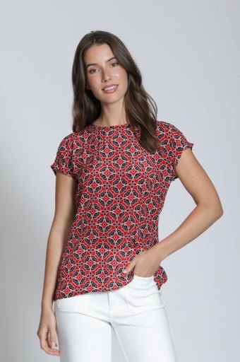 Cap Sleeve Shell T58P/C - 714D/NC - Hello Beautiful BoutiqueAPNY
