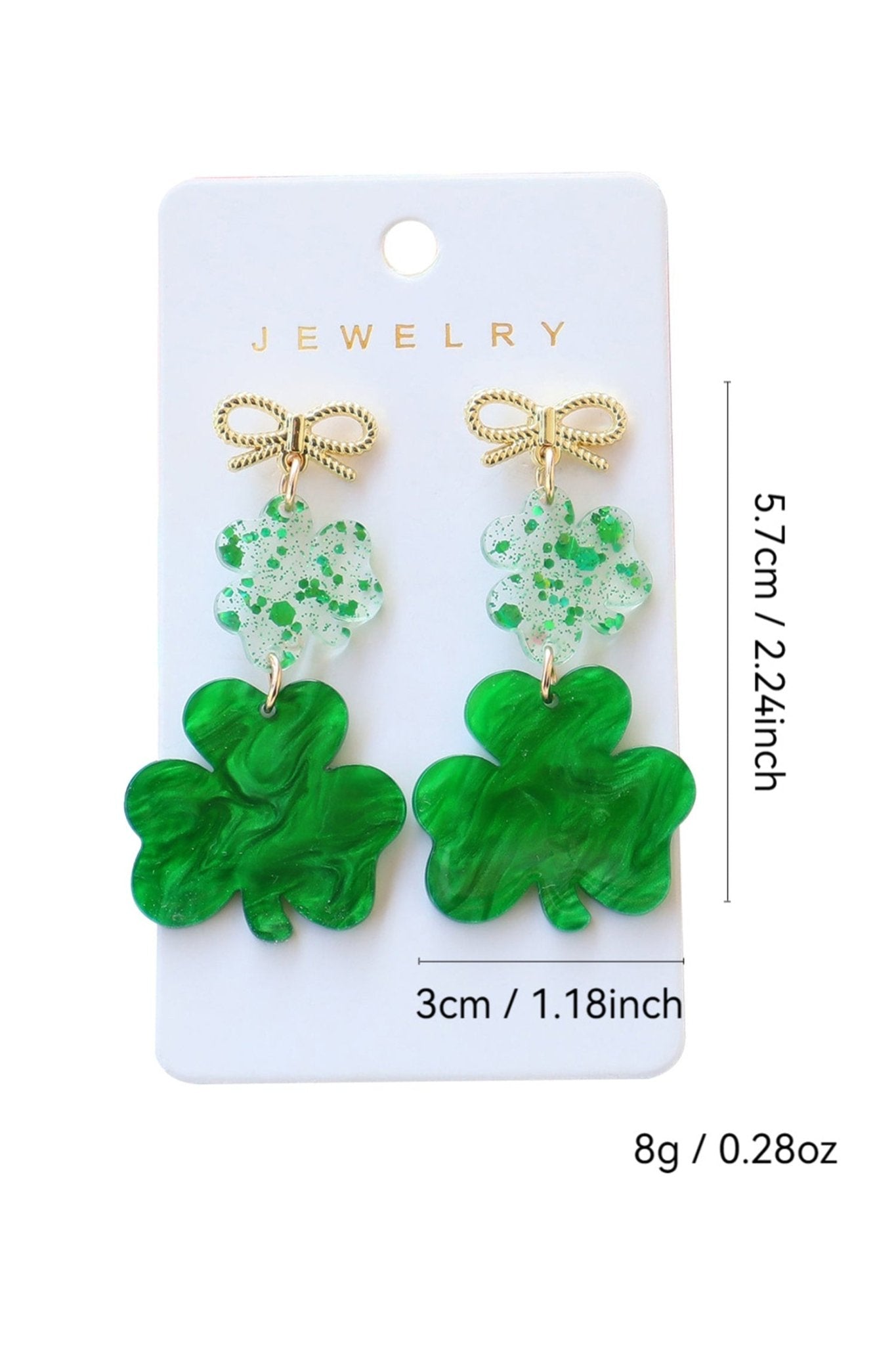 Estrella Pendant Bow Stud Earrings - Hello Beautiful BoutiqueJewelryThreaded Pear