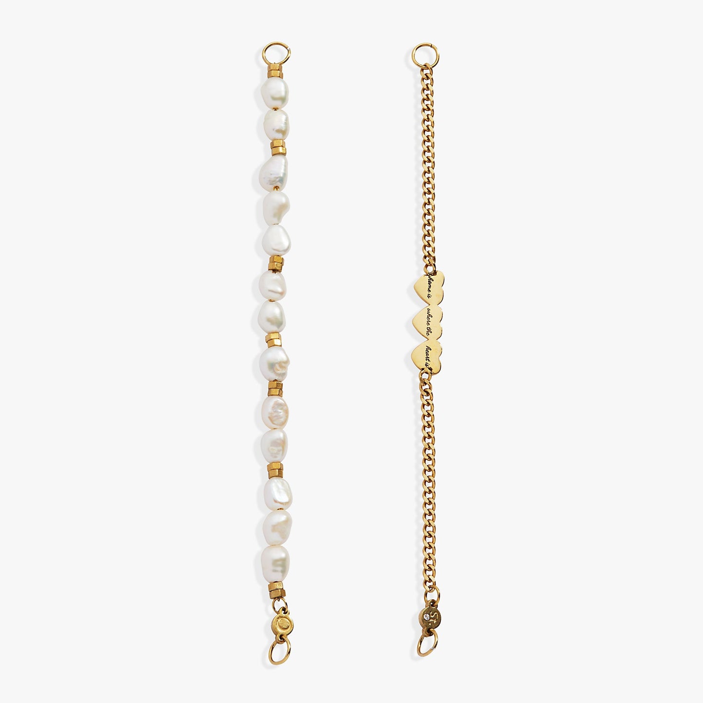 'Home Is Where The Heart Is' Pearl Stranded™ Bracelet Set - Hello Beautiful BoutiqueBraceletsALEX AND ANI