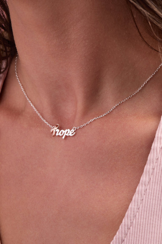 'Hope' Breast Cancer Awareness Pink Ribbon Necklace - Hello Beautiful BoutiqueNecklacesALEX AND ANI