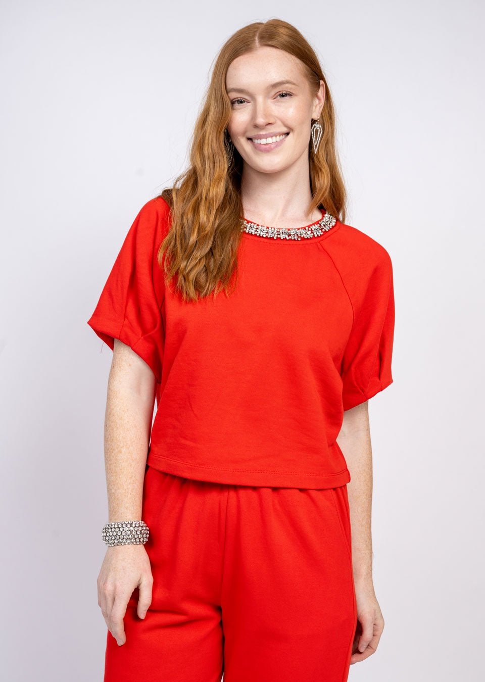 Ivy Jane Sparkle Neck Top - Hello Beautiful BoutiqueTopIvy Jane