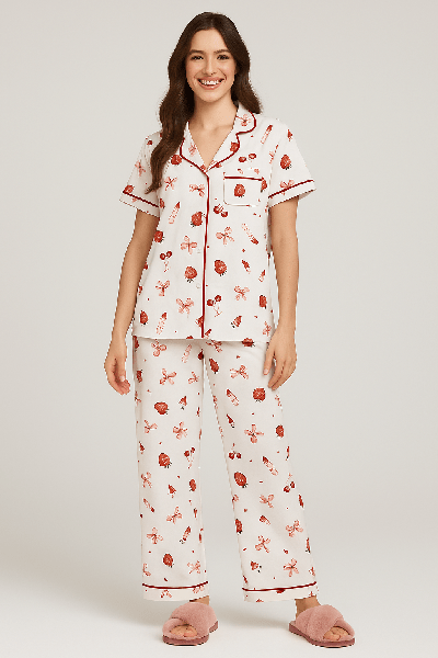 Jersey Pant PJ Set - Hello Beautiful BoutiquePajamasPine Apparel
