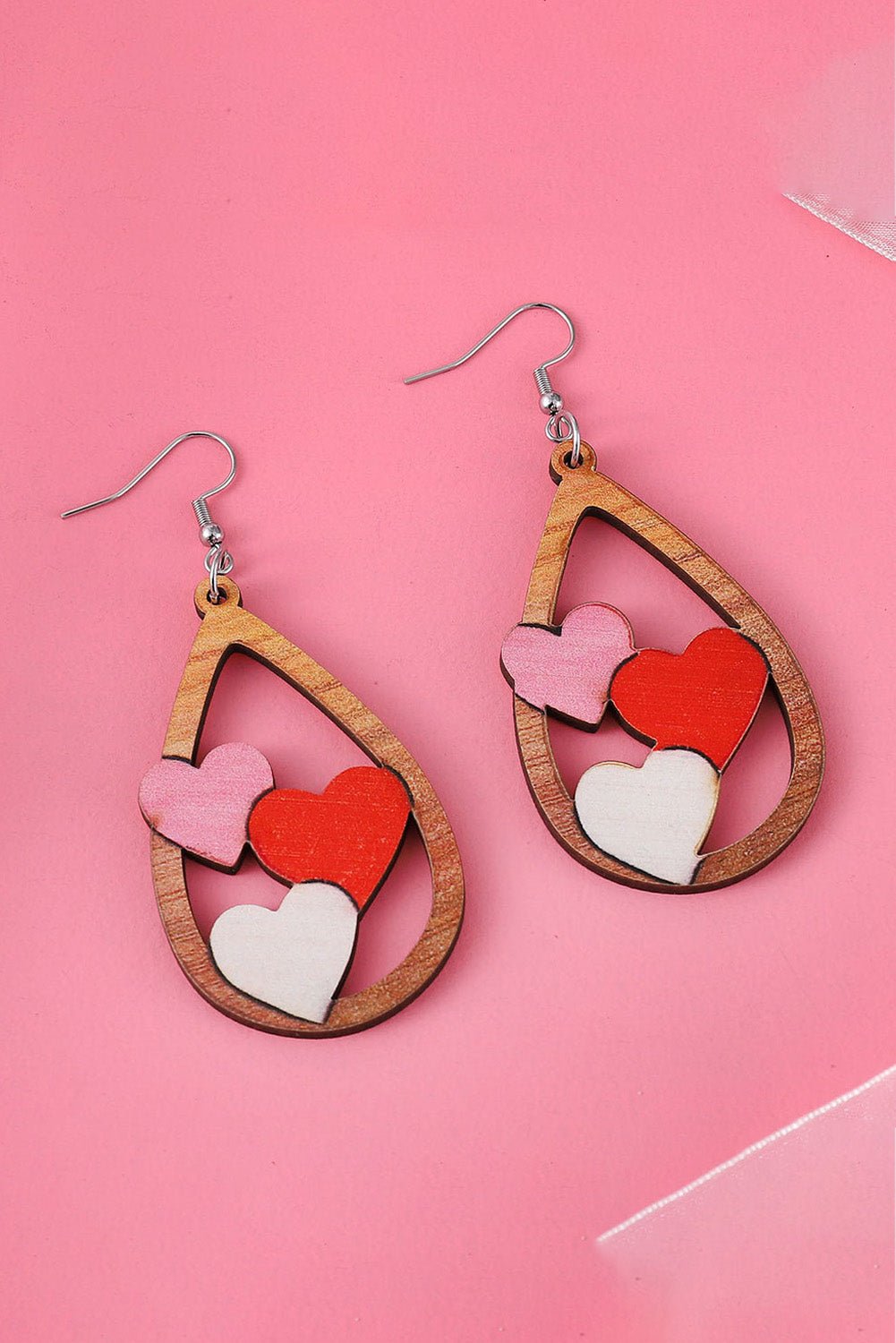 Khalani insert Water Drop Earrings - Hello Beautiful BoutiqueJewelryThreaded Pear