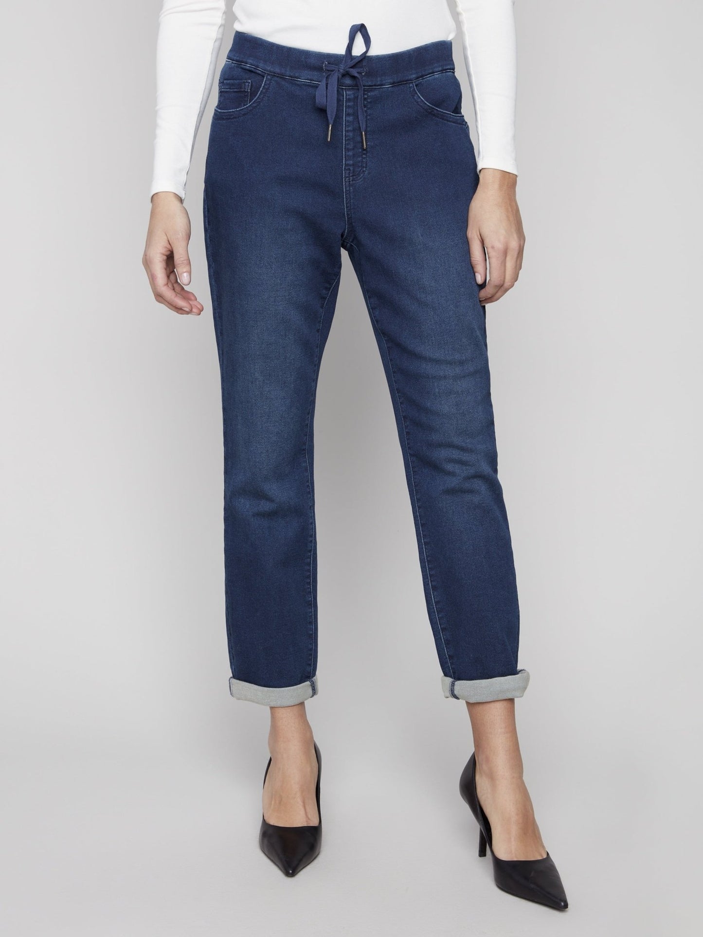 Knit Jogger Jean C5347 - Hello Beautiful BoutiqueJeansCharlie B