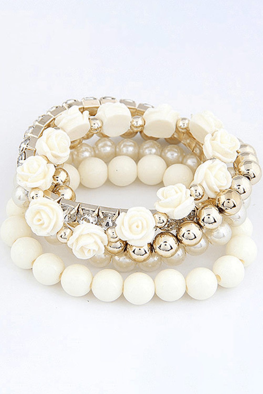 Kylie Beaded Layer Bracelet Set - Hello Beautiful BoutiqueJewelryThreaded Pear