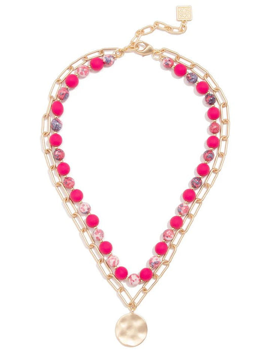 Layered Collar Necklace N2698 - Hello Beautiful BoutiqueNecklaceZenzii