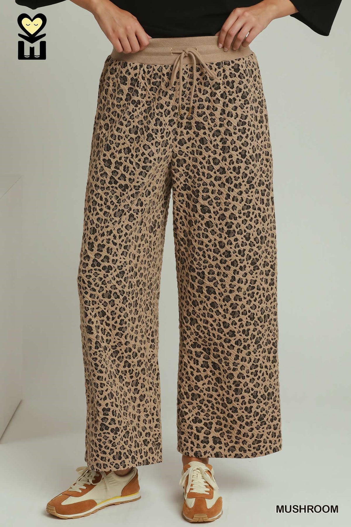 MOHME Leopard Straight Pants H1199-P - Hello Beautiful BoutiqueLounge/ ActiveUmgee
