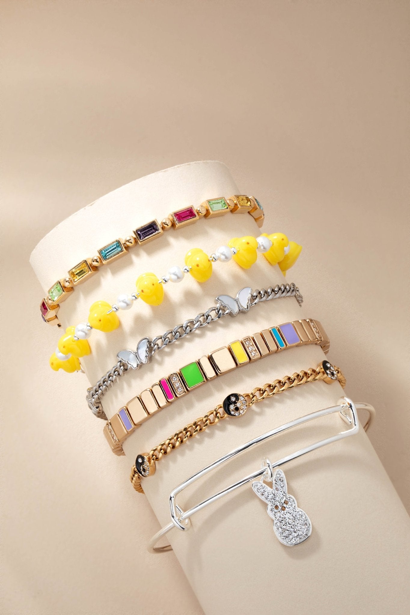 PEEPS® Crystal Bunny Bangle - Hello Beautiful BoutiqueBraceletsALEX AND ANI