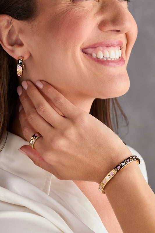 'Pray, Wait and Trust' Hoop Earrings - Hello Beautiful BoutiqueEarringsALEX AND ANI