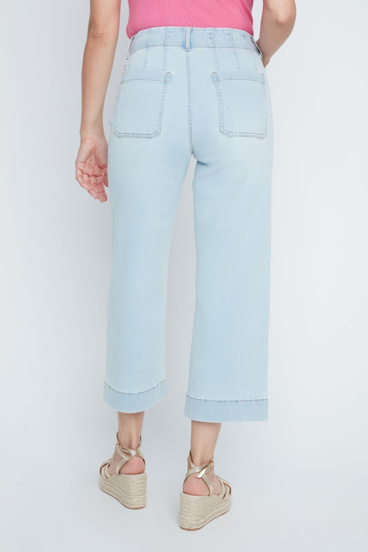 Renuar Bleached Front Pocket Jean R10071D - Hello Beautiful BoutiqueJeansRenuar