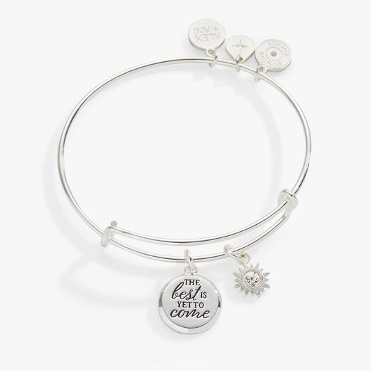 'The Best Is Yet To Come' Duo Charm Bangle - Hello Beautiful BoutiqueBraceletsALEX AND ANI