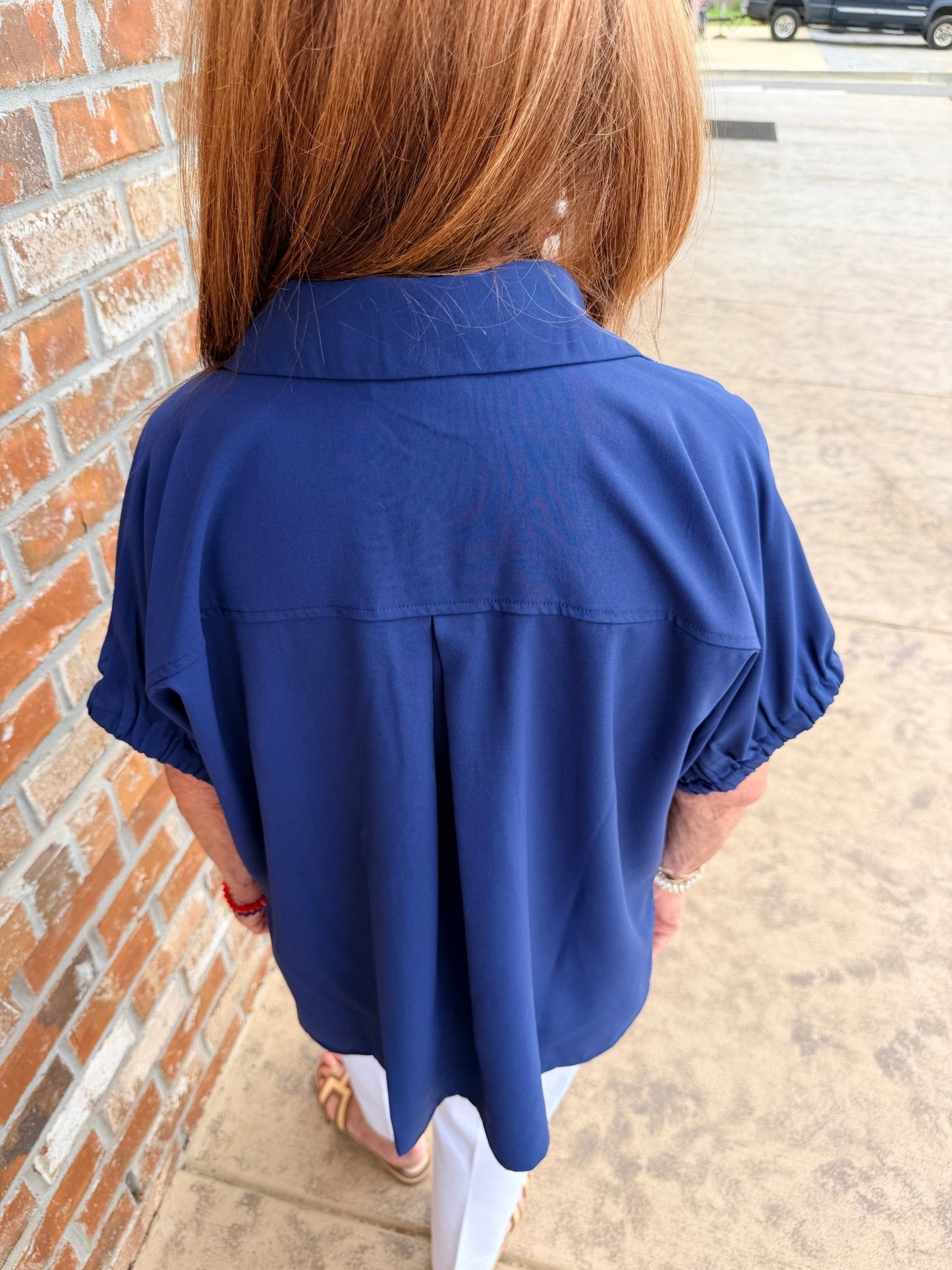 Top with Side Slit Hem T27518 - Hello Beautiful BoutiqueTopEntro