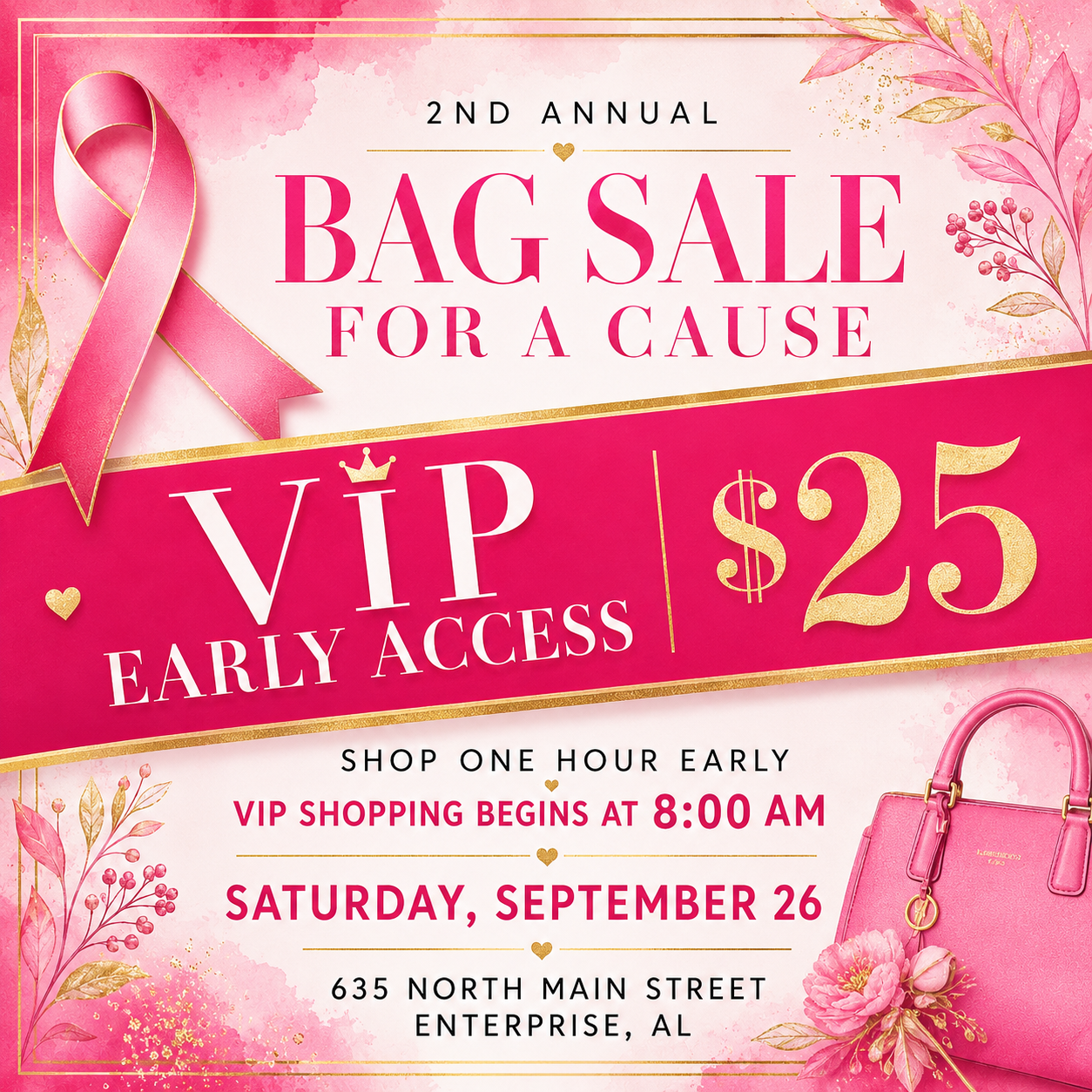 VIP Admission Ticket/ Bag Sale for a Cause