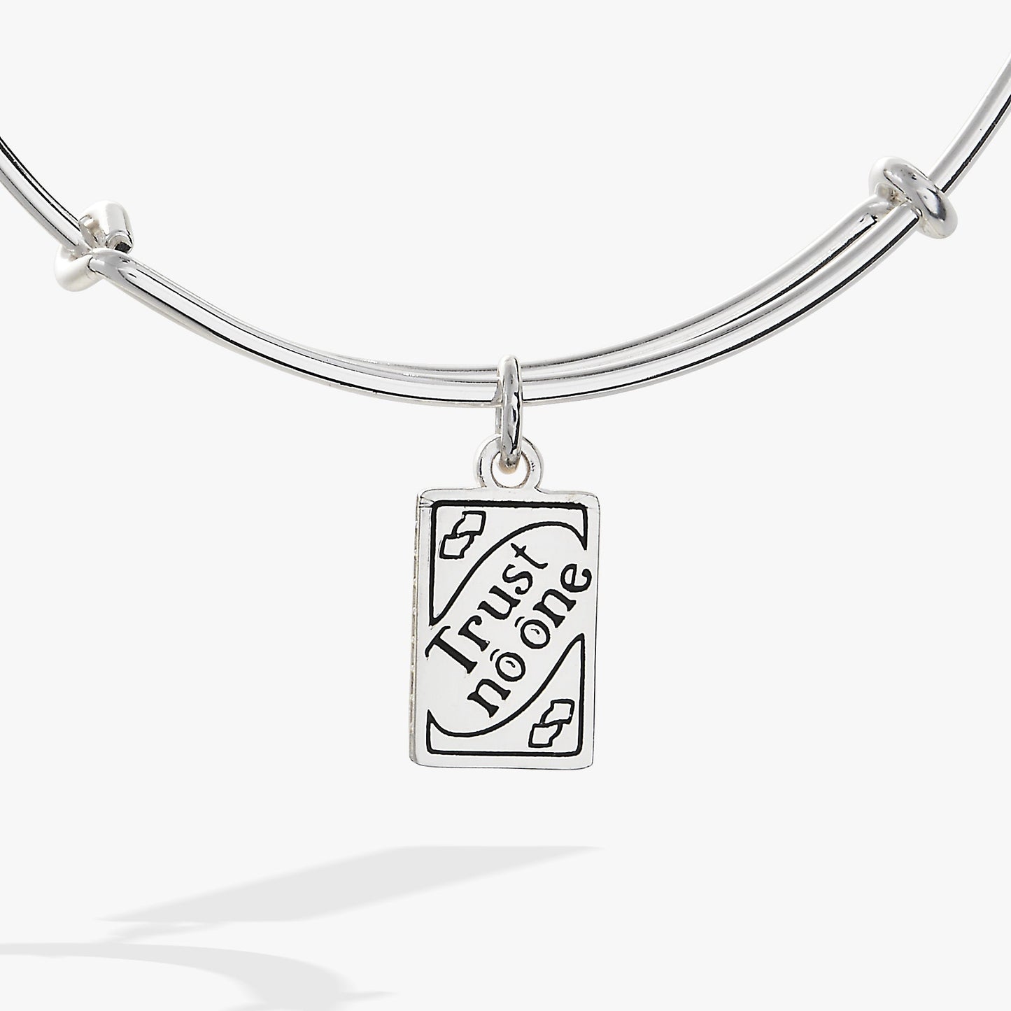 UNO™ “Trust No One” Charm Bangle - Hello Beautiful BoutiqueBraceletsALEX AND ANI