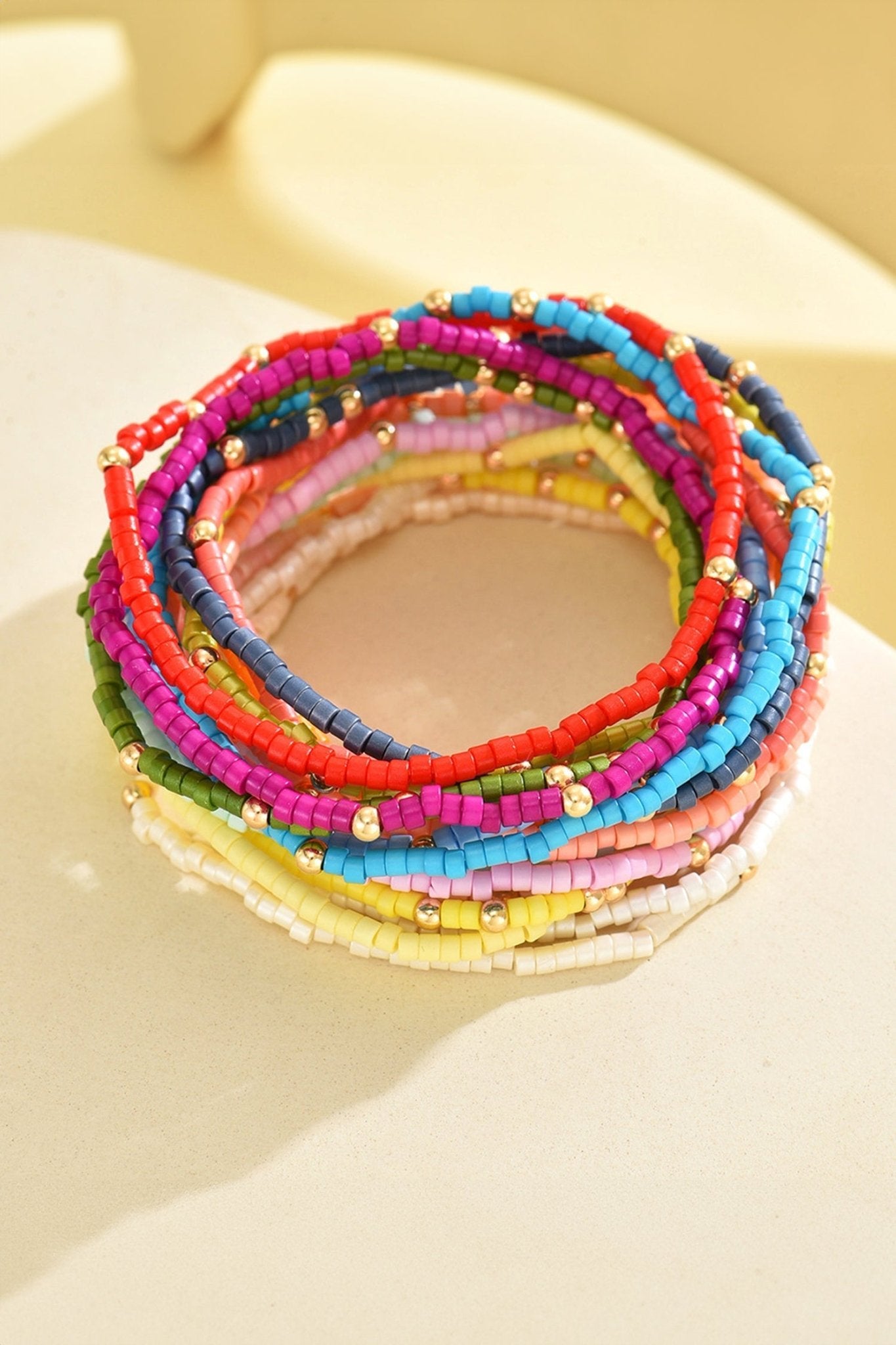Vienna Bead Stretch Bracelet Set - Hello Beautiful BoutiqueJewelryThreaded Pear