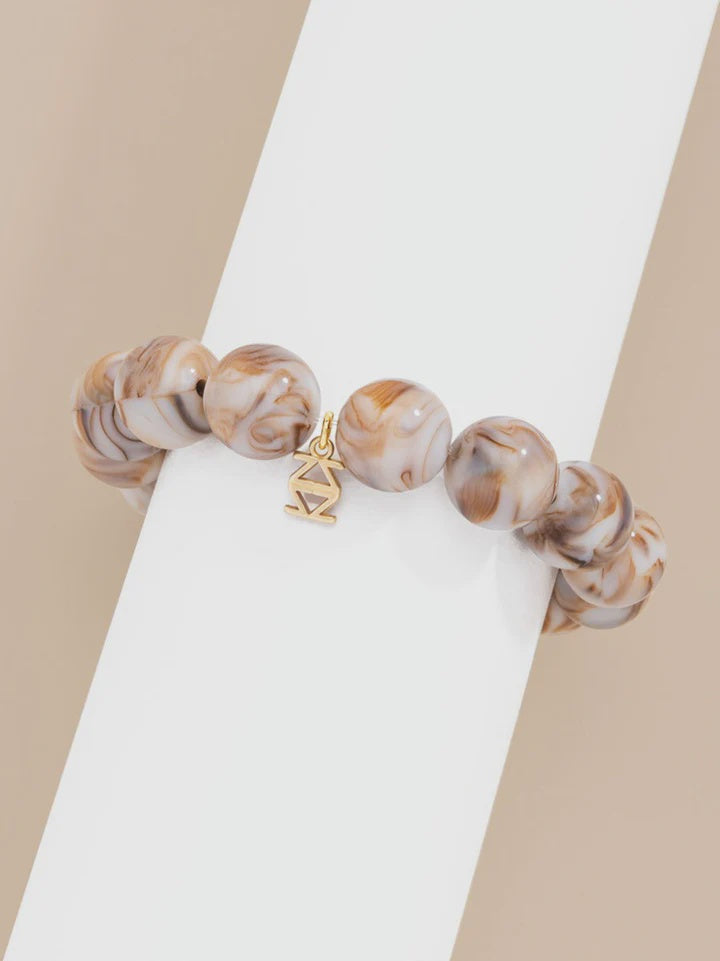 Marbled Resin Stretch Bracelet B1508