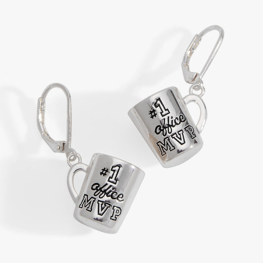 1 'Office MVP' Mug Earrings - Hello Beautiful BoutiqueEarringsALEX AND ANI