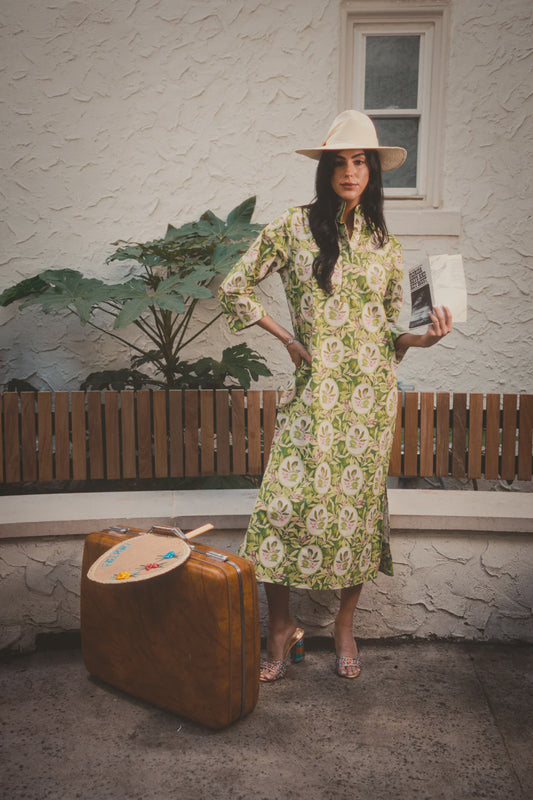 Grace Key Limes in Green Dress