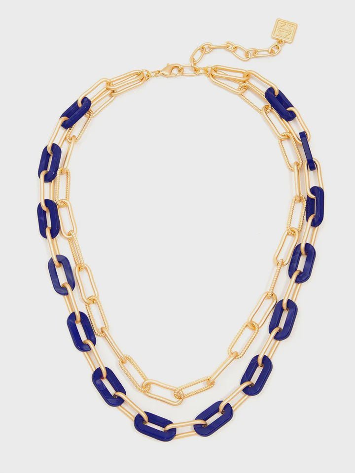 18K Plated Layered Necklace N2634 - Hello Beautiful BoutiqueNecklaceZenzii