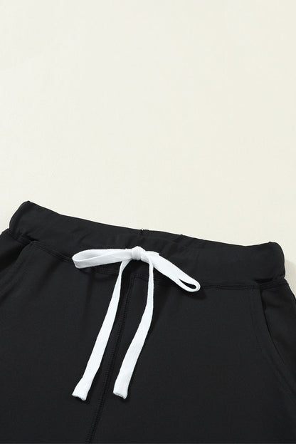 River Drawstring Waist Pocketed Leggings