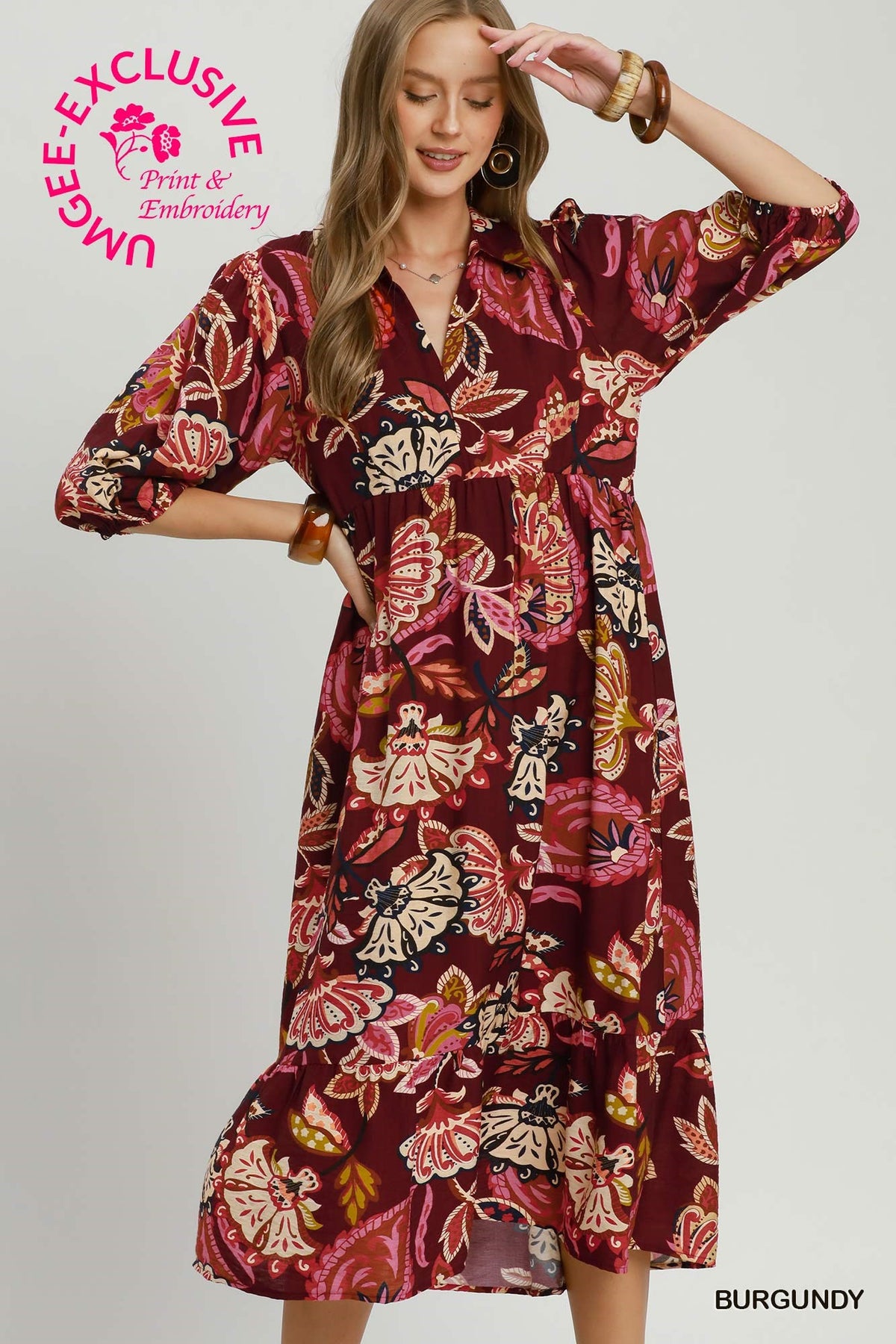 Boho Paisley Midi K0645