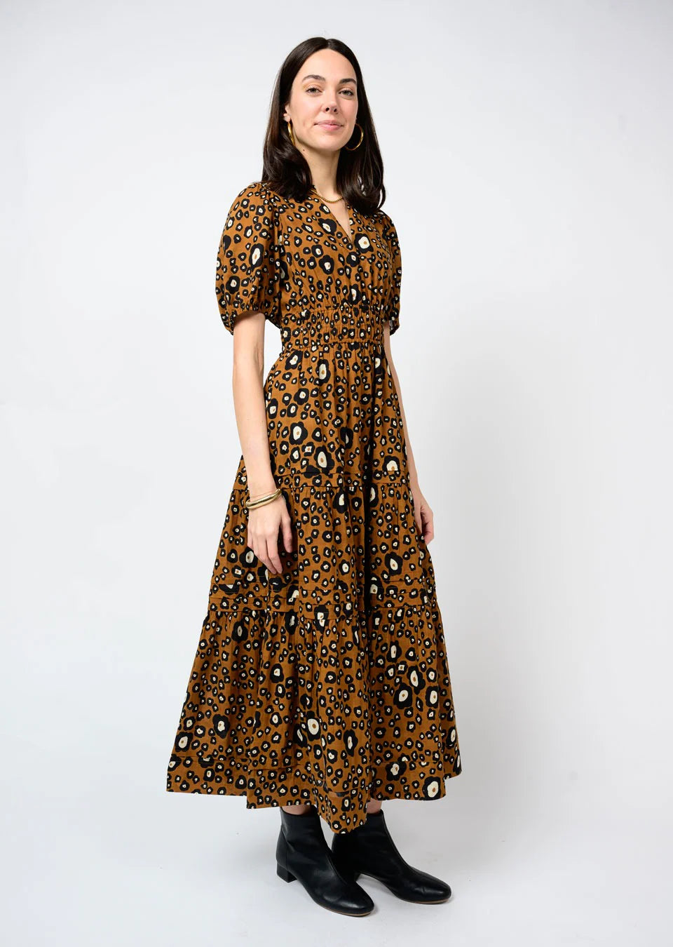 Tiered and Tucked Dress 72643