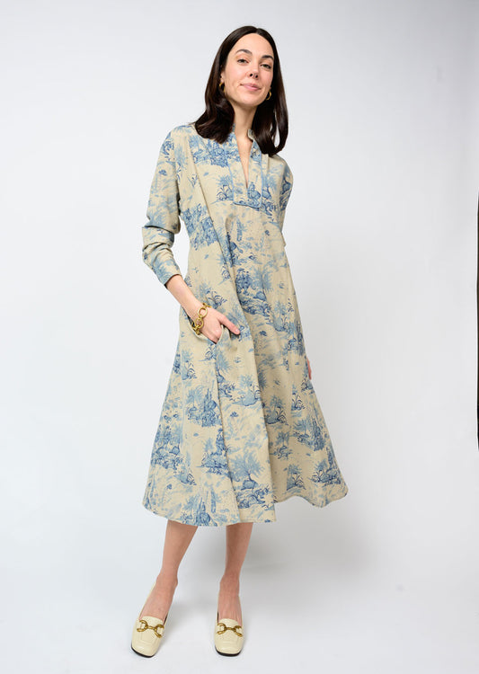Toile Midi Dress