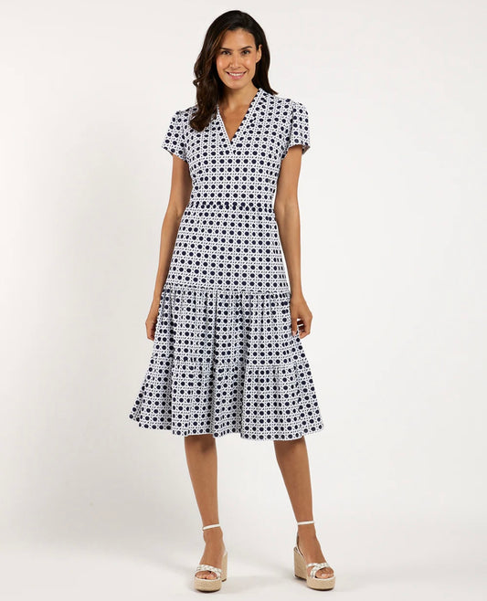 Libby Petite Rattan Navy