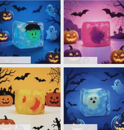 Halloween Glow Cube Squishy