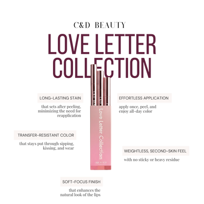 The Love Letter Collection - Peel-Off Lip Stain Trio