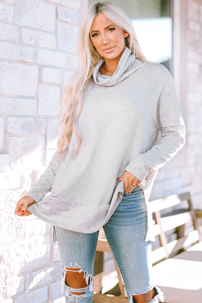 Rebecca Cowl Neck Shift Tunic Top