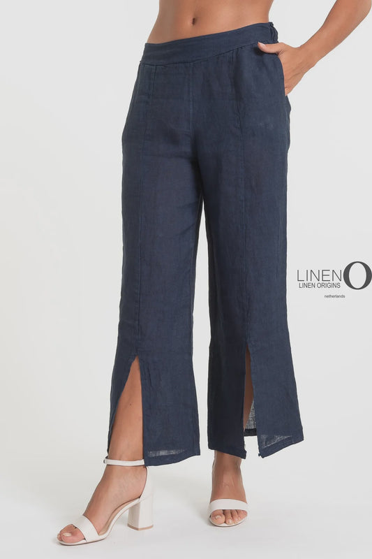 Linen Trouser w/ Split Leg UPT848