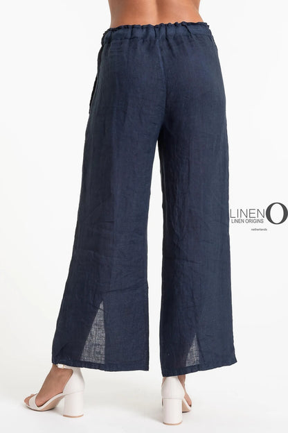 Linen Trouser w/ Split Leg UPT848