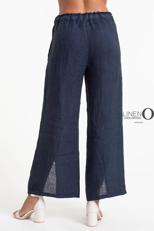 Linen Trouser w/ Split Leg UPT848