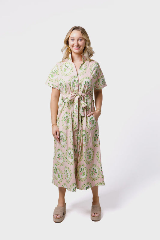 Bria Pink Key Limes Dress