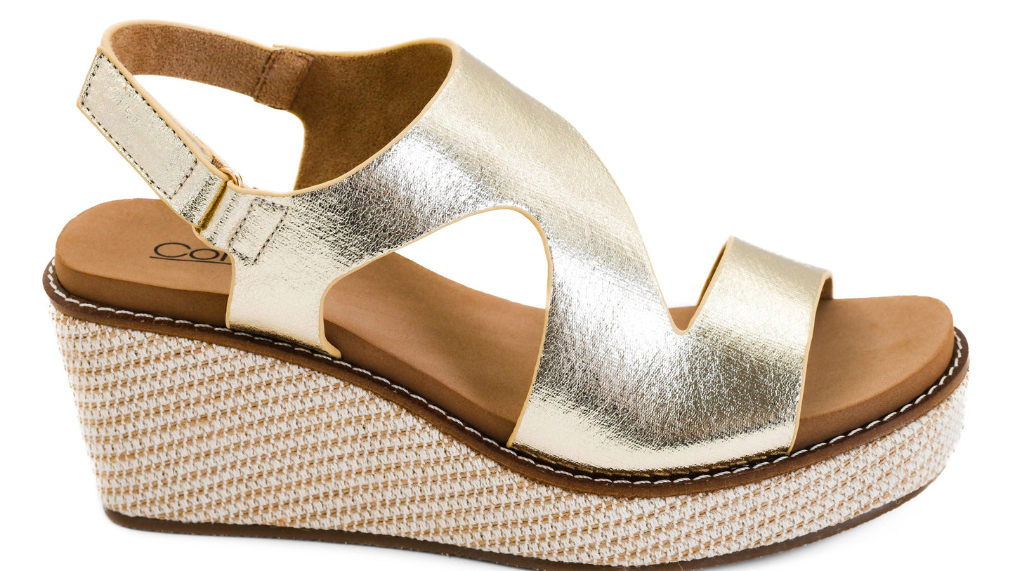 Steppin Out Gold Wedge