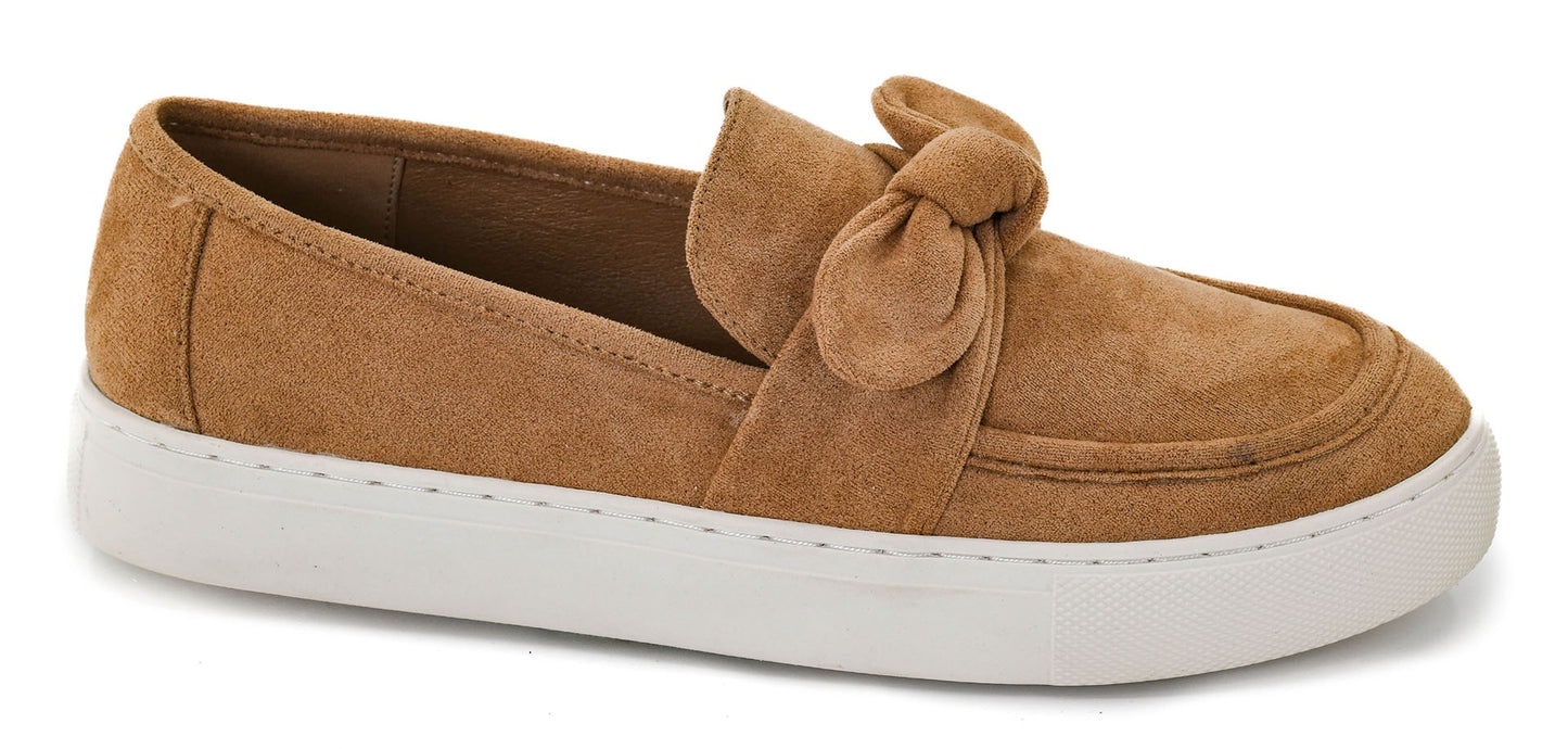 Why Knot Camel Suede Loafer