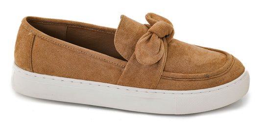Why Knot Camel Suede Loafer